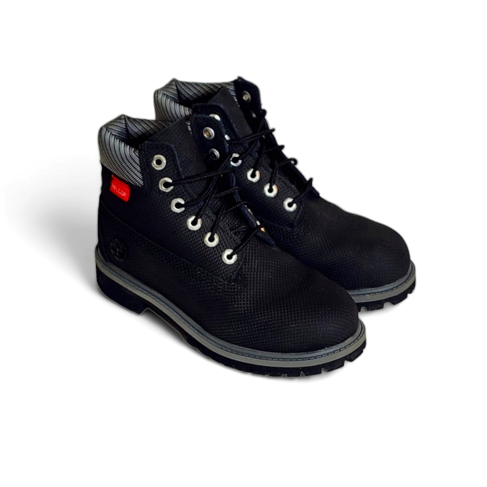 Timberland Premium 6" Helcor Waterproof Winter Boots in Black Youth Size 1 Y